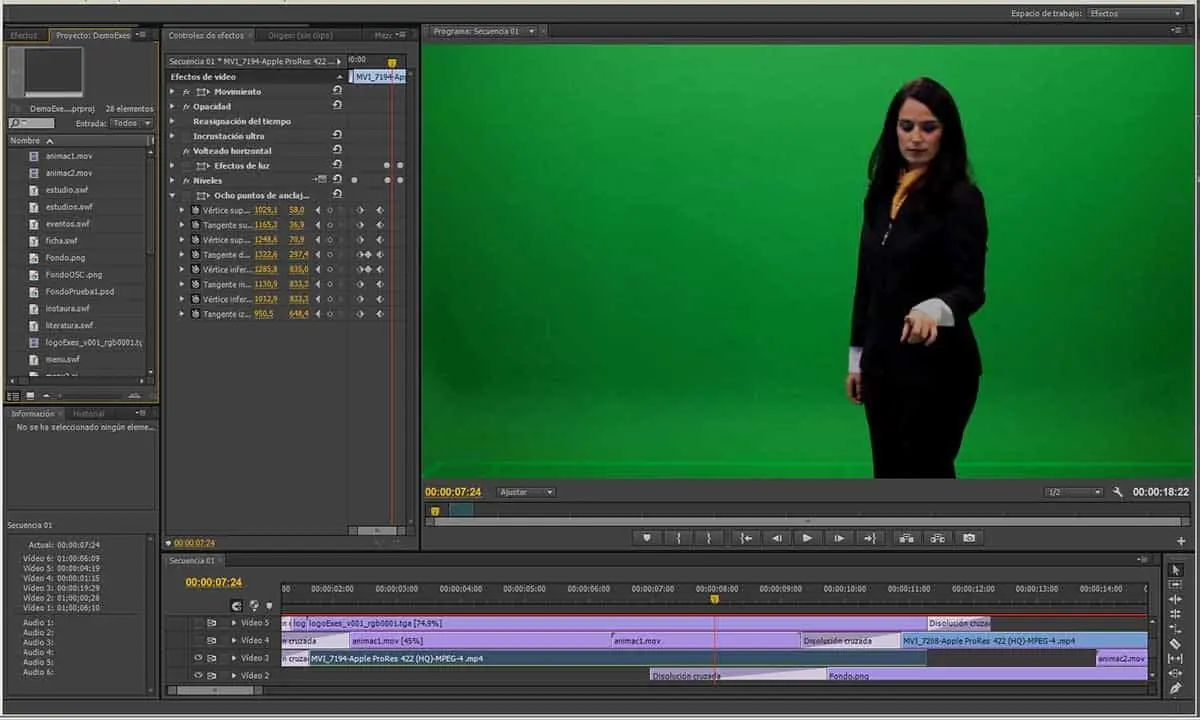 pantalla verde en adobe premiere - Cómo activar pantalla verde en Premiere