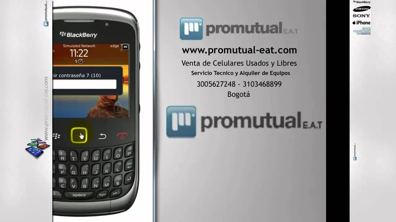 como desbloquear pantalla blackberry 8520 - Cómo bloquear la pantalla BlackBerry