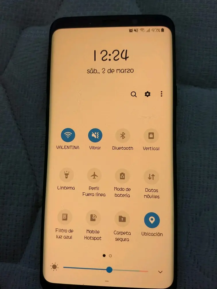 pantalla amarilla samsung s9 - Cómo es la pantalla del S9