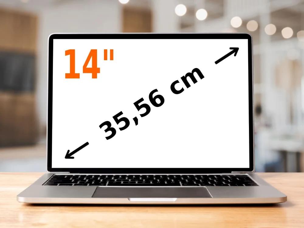 que medidas tiene una pantalla de 14 pulgadas - Cuál es la medida de una laptop de 14 pulgadas